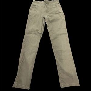Olive Green Straight Leg Pants